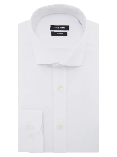 Remus Uomo Seville Long Sleeve Formal Shirt White