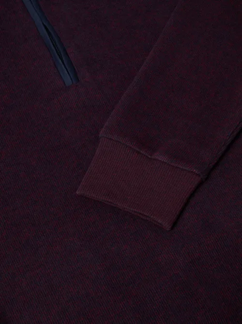 Drifter By Daniel Grahame 1/2 Sweater Dark Red