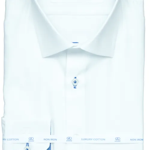 Andre Durham Formal Shirt White