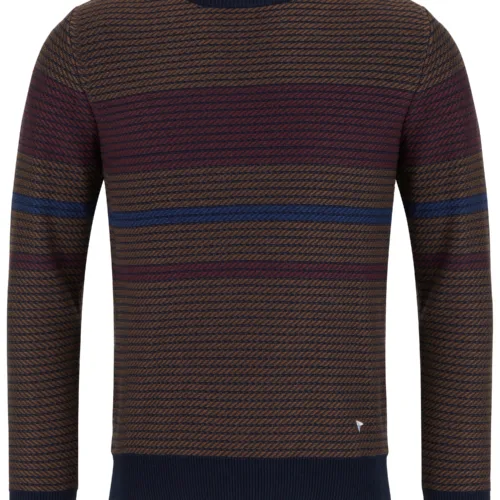 Drifter By Daniel Grahame Crew Neck Sweater Brown