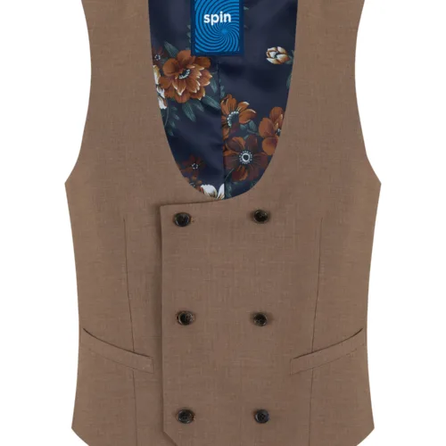 Spin Beige Trey Waistcoat