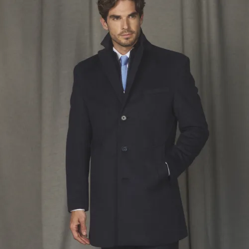 Magee Cork Zip Out Coat Navy