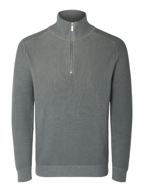 Selected Homme 1/2 Zip Stormy Weather